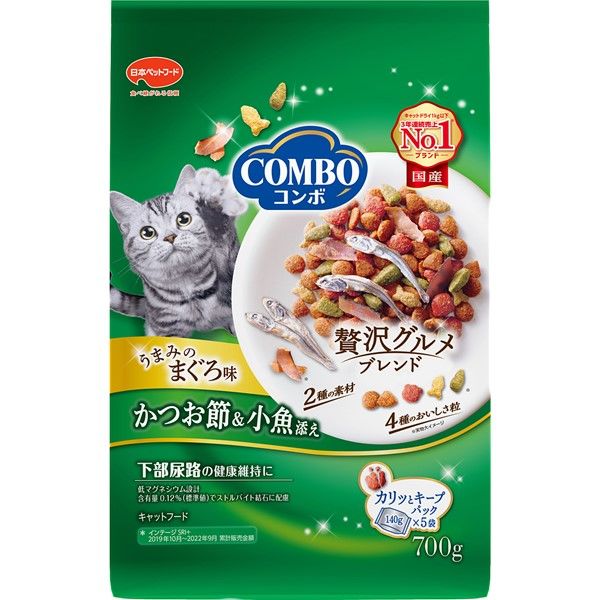 Combo 貓貓小魚脆餅 - 金槍魚配鰹魚片 (個別裝)700g x 3