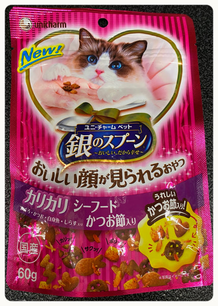 貓貓小食 三星銀匙 - 海鮮味木魚乾脆餅 60g x 6