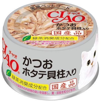 CIAO 貓罐罐 - 鰹魚 帆立貝 85g x 6個