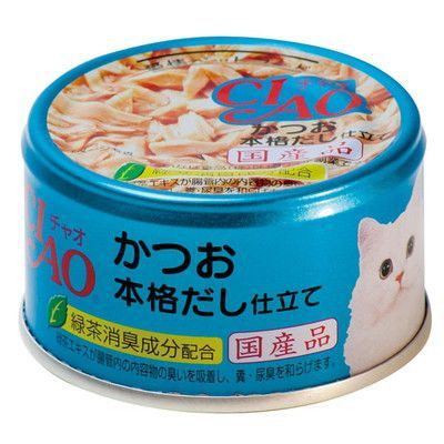 CIAO 貓罐罐 - 鰹魚 多湯汁 85g x6個