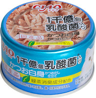 CIAO 1000億乳酸菌貓罐罐 - 白肉鰹魚，鰹魚汁 85g x 6