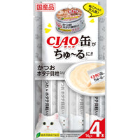 Ciao 罐罐系肉泥小食 4 條裝 - 鰹魚 帆立貝 x12