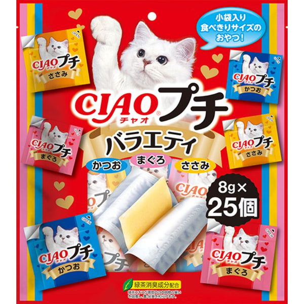 Ciao 凍肉啫喱片 - 金槍魚 , 鰹魚, 雞肉 25小包 x 6