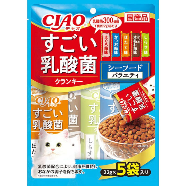 CIAO 乳酸糧 (5條裝) - 海鮮味 x6