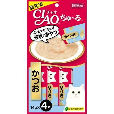 CIAO 糊仔小食 4 條裝 - 鰹魚味 x12