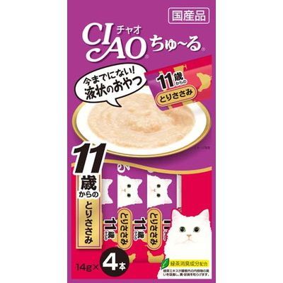 CIAO 糊仔小食 4 條裝 - 雞肉味 (11歳起食用) x12