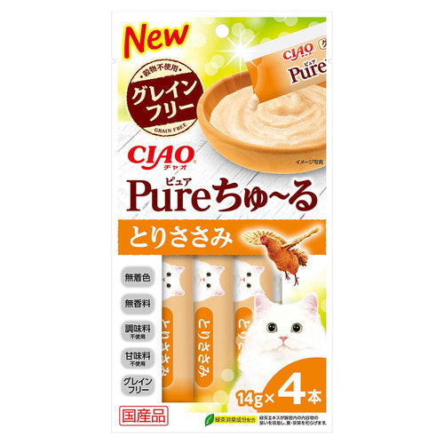 CIAO PURE 無添加糊仔4 條裝  - 雞肉 x12