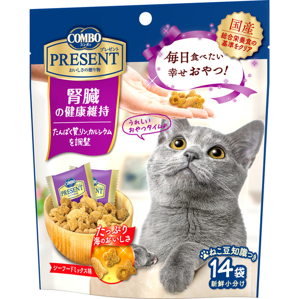 Combo 貓貓脆餅 - 海鮮味 （腎臓健康維持配方） 14小袋 x6