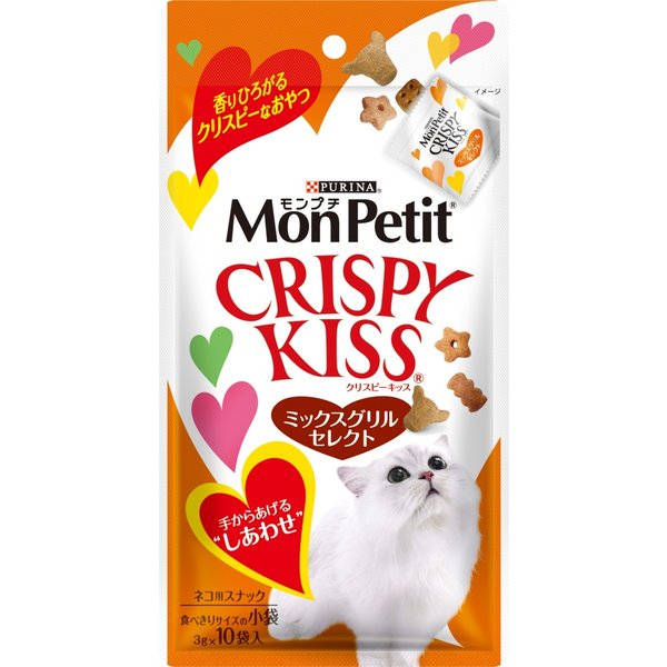 日本MonPetit Crispy Kiss 潔齒餅乾 - 燒烤味 30g x 6