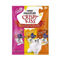 日本MonPetit Crispy  Kiss 潔齒餅乾 - 海鮮味 芝士雞肉 & 燒烤味 90g x3