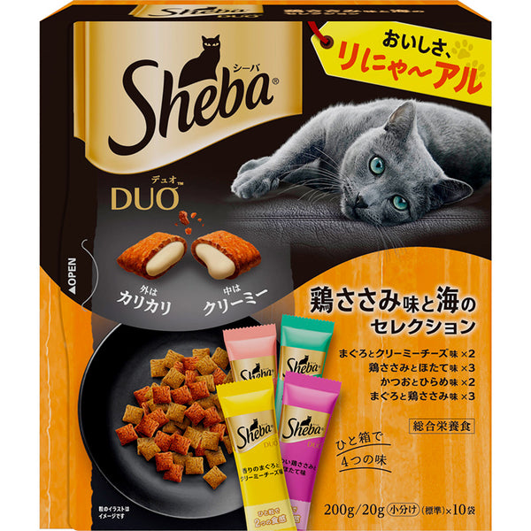 Sheba Duo 夾心餡餅 - 雞肉海鮮綜合味200g x 6