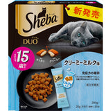 Sheba Duo 夾心餡餅 - 海鮮牛奶味 200g (高齡貓用) x 6