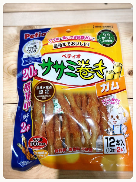 狗狗小食 - Petio 雞肉卷 10條 x 6袋