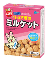 小動物零食 - 兔兔牛奶餅 85g2盒 x 6
