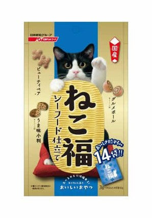 日清貓福脆餅 小袋裝- 海鮮味 x 6