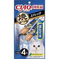 Ciao 啫喱肉棒 - 燒鰹魚 （帆立貝味）4條裝 x 12袋