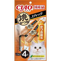 Ciao 啫喱肉棒 - 燒鰹魚 （木魚乾味）4條裝 x 12袋
