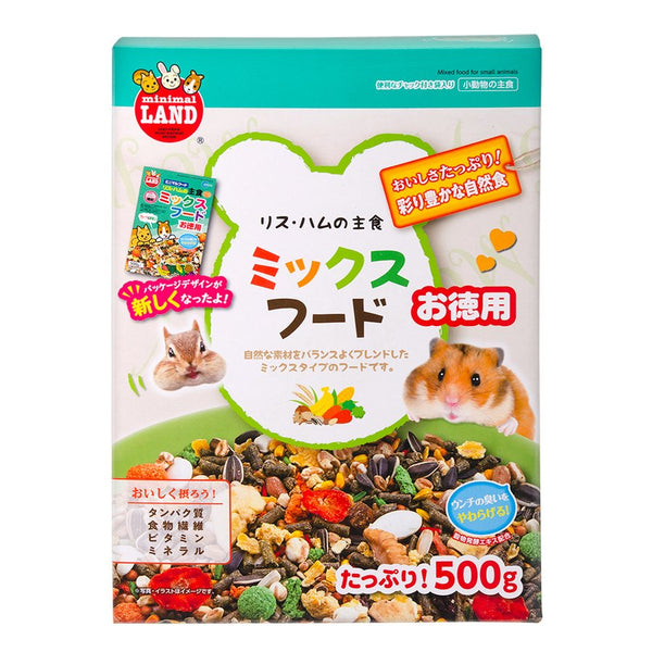 倉鼠零食 - Marukan 倉鼠松鼠營養補給主食糧 500g x6